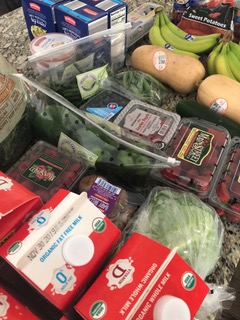 Aldi groceries. Shopping at aldi saves money on groceries. 