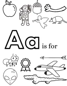 Alphabet Coloring Pages: 26 Free, Printable Pages