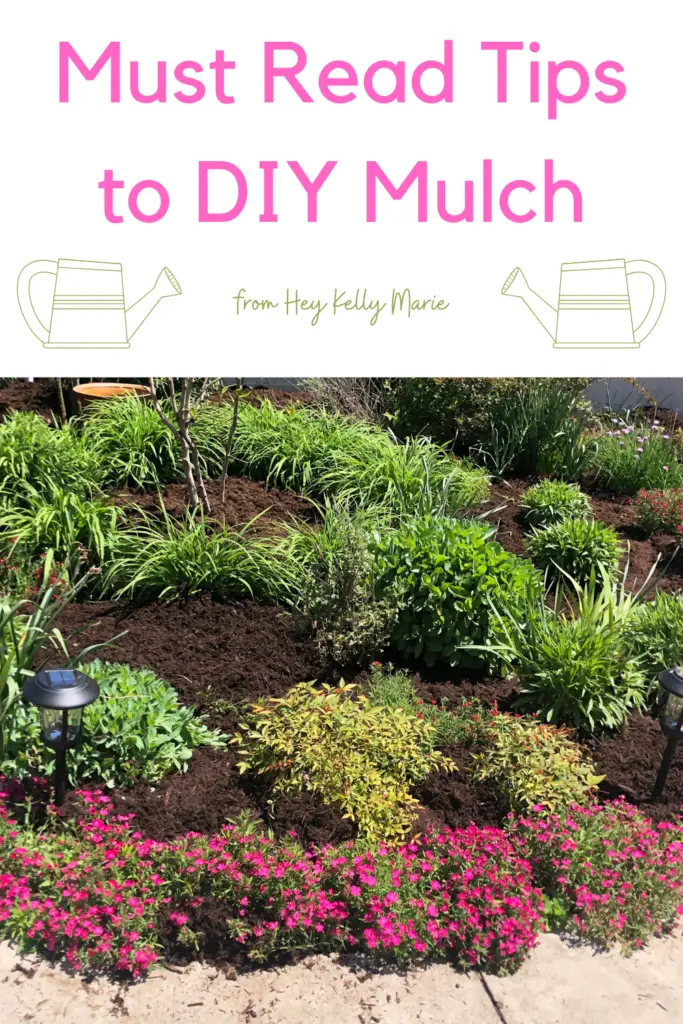 pinterest pin describing must know tips for laying mulch