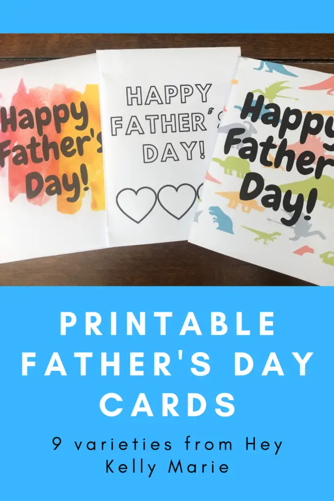 Printable Father's Day Cards for Dad and Grandpa