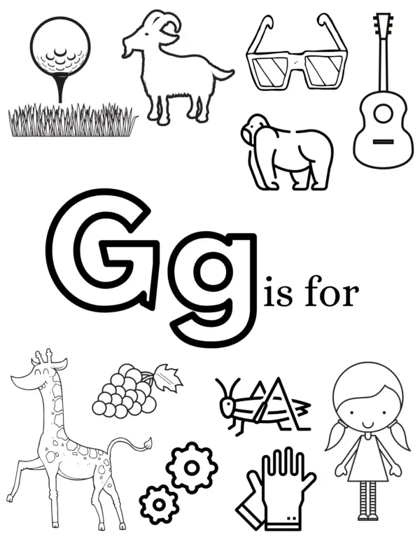 Show and Tell Ideas that Start with G