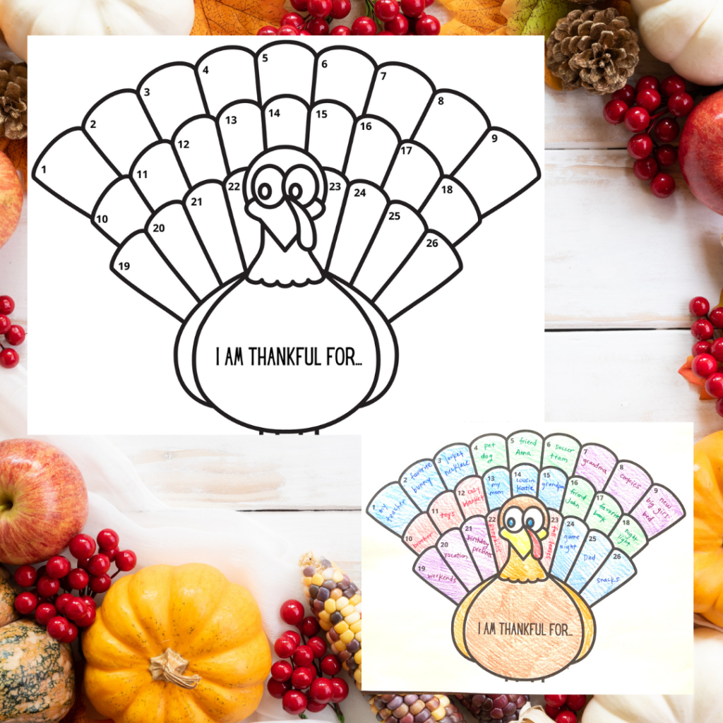 thankful turkey pdf image preview