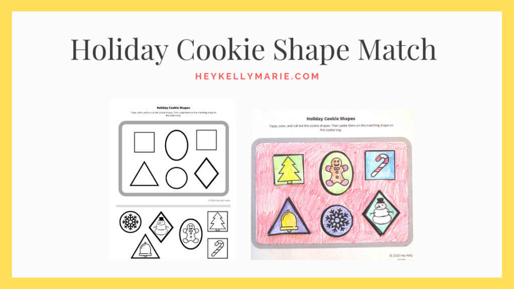 holiday cookie shape match preview