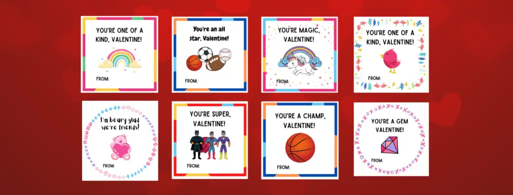 preview of free, printable valentines for kids