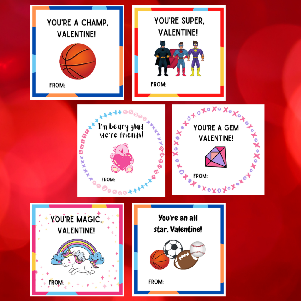 free printable valentines for kids valentine's day activity for kids