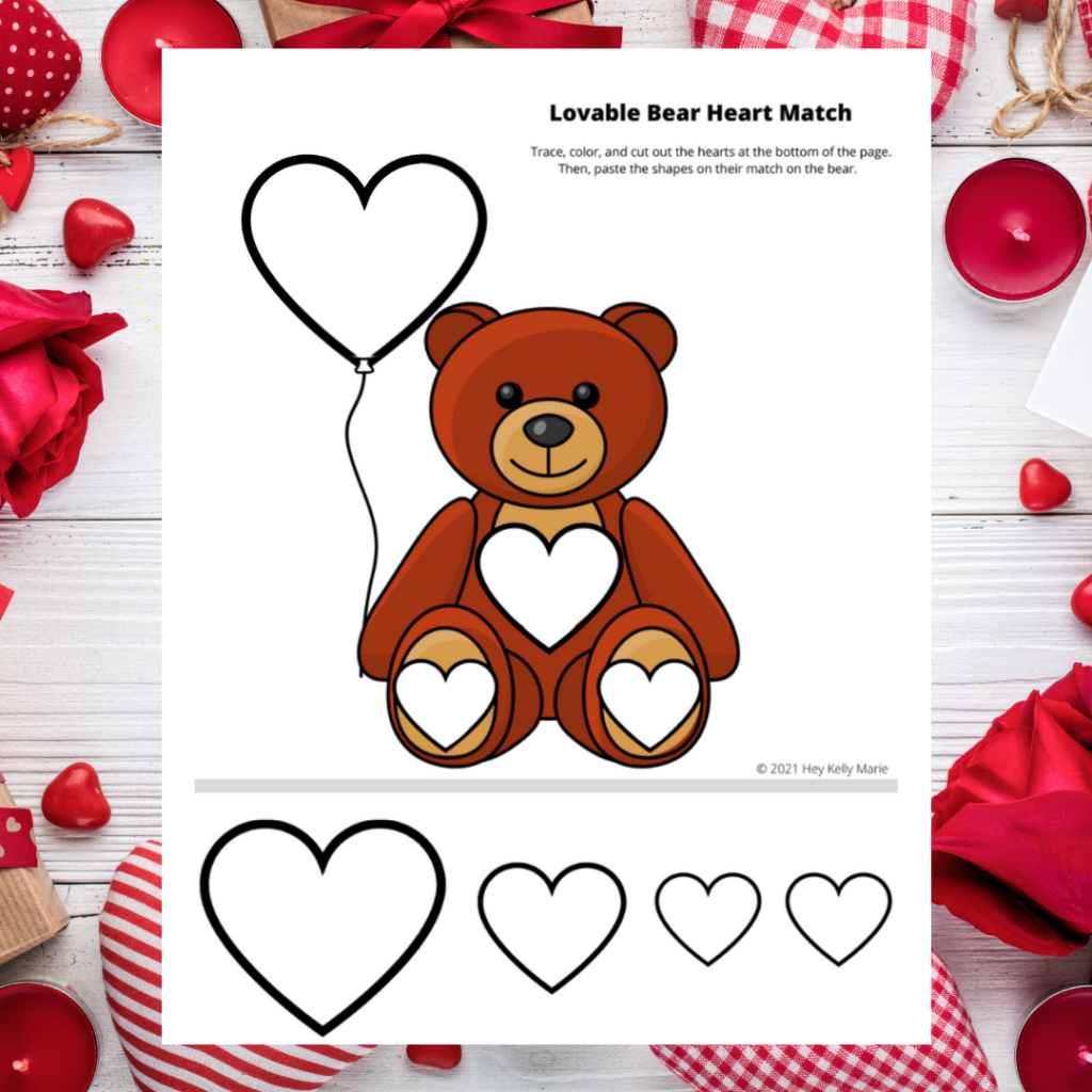 valentine's day activity for kids pin