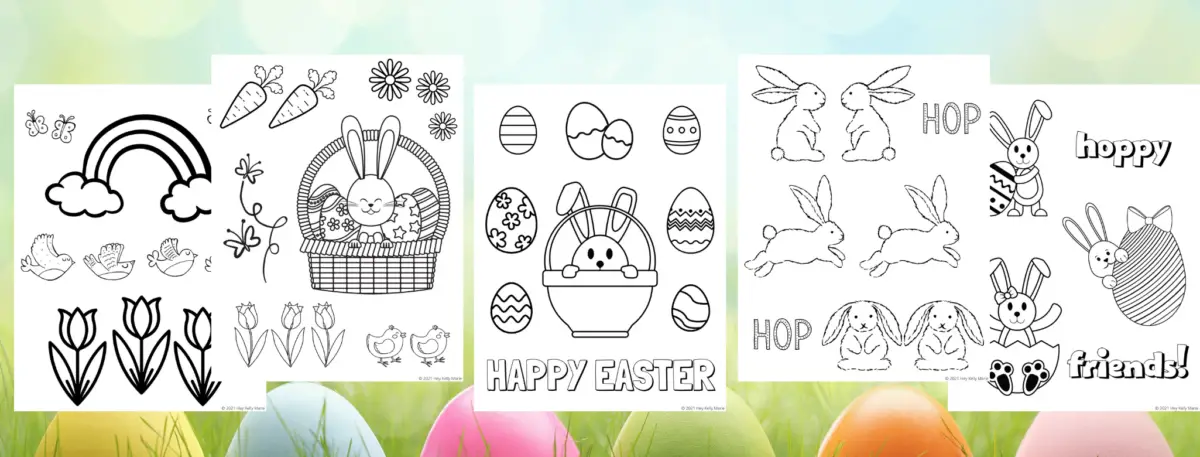 easter preview coloring pages