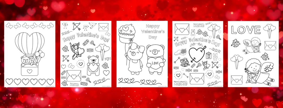 valentine's day coloring pages coloring sheets
