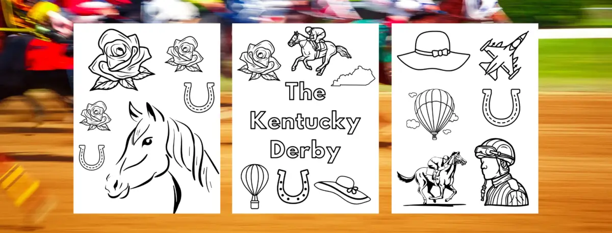 Kentucky Derby coloring pages
